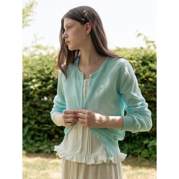 Summer light round neck cardigan - 5color