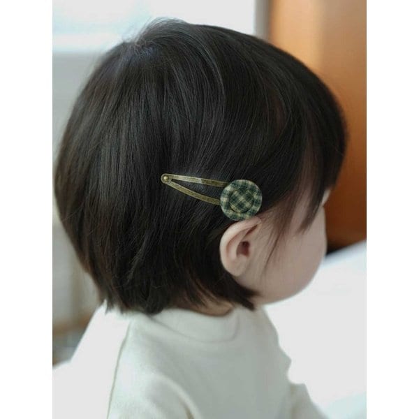 Forest Check Hairpin