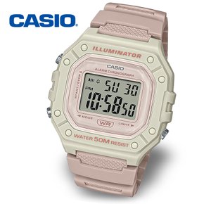 [정품] CASIO 카시오 아이코닉 W-218HC-4A2 공용 방수 전자 군인시계