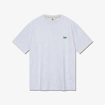 LEE 스몰 트위치 로고 티셔츠 라이트 그레이 LE2502ST02LG