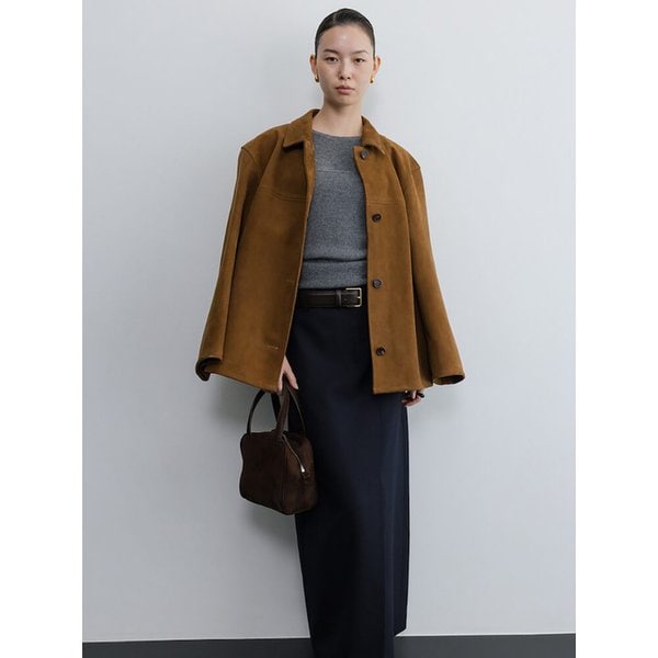 Winter Charlie Long Skirt  Navy (TA6127A03R)