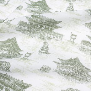 손수건 마리엔느 경복궁 아사 손수건 스카프 53 x 53 (cm) 편안한 손수건