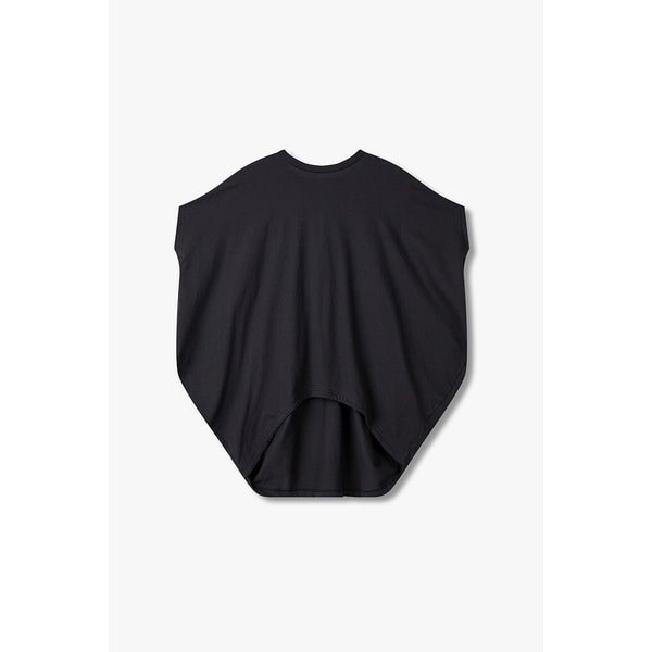 윙 실루엣 코튼 티셔츠 (다크 그레이) EN15108030000