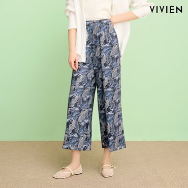 비비안 여성 쿨 팬츠 나뭇잎 [ SI3054  ]