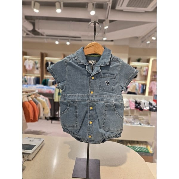 [파주점] (BL)   데님 셔츠 바디슈트   45313604022