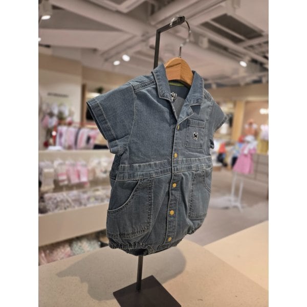 [파주점] (BL)   데님 셔츠 바디슈트   45313604022