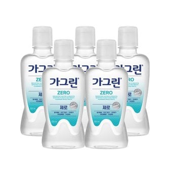 가그린 동아제약 가그린 제로 250ml x 5개 /구강청결제 가글