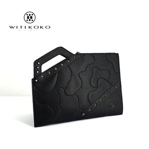  위티코코 클러치백 골프 파우치 블랙 WKPO-0023