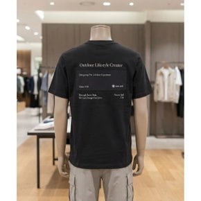APPAREL 에어로쿨 레터링 우븐 패치 반팔 티셔츠 S26MMFT Dark Navy 389827