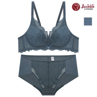 비너스 럭셔리 레이스 노와이어 브라팬티세트 (네이비/75A-90C/90-100) JBP1297