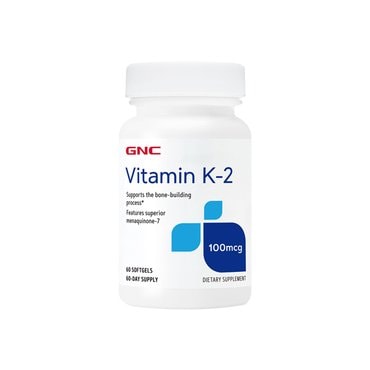 GNC [해외직구] 지앤씨 비타민K2 100mcg 60소프트젤