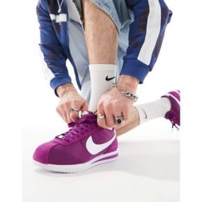 4730058 Nike Cortez nylon sneakers in purple and white