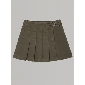 strap skirt (khaki)