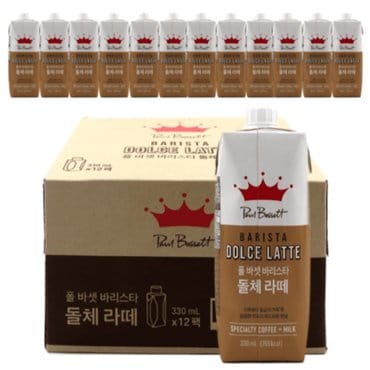  폴바셋 돌체라떼 바리스타 330ml 12개 x1박 스코스트코