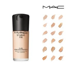 맥 MAC 메이크업 매트 파운데이션 스튜디오 픽스 플루이드 SPF15 24아워 밝은톤