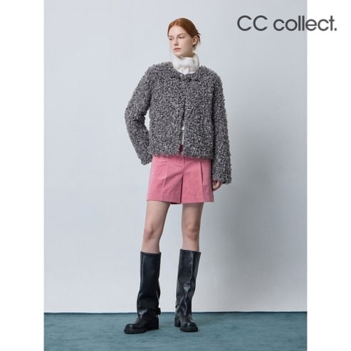 CC콜렉트 [CC collect]씨씨콜렉트 [C-Exclusive]페이크 시어링 퍼 자켓 C244PSJ162