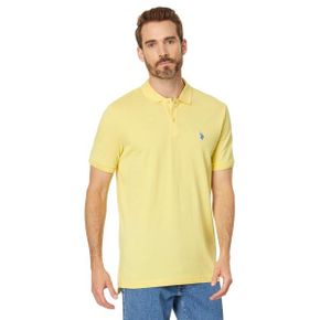 5436053 U.S. POLO ASSN. Solid Cotton Pique Polo with Small Pony