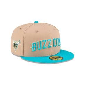 [해외] 1009086 뉴에라 모자 NBA 샬럿 호네츠 2023 City Edition Alt 2 59FIFTY Fitted Hat