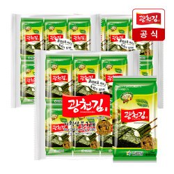 [SSG] 광천김 올리브유 녹차 도시락김 5g 3봉 12팩 (8,900원/무료)