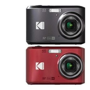 코닥 컴팩트 디지털 카메라 충전식 PIXPRO FZ45 블랙 레드 Kodak 동영상 촬영