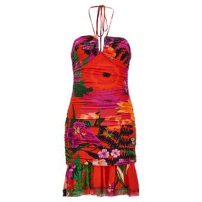 웅가로 Womens Dress US3D27PINKTULIPMULTI Multicolor