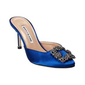 4473812 Manolo Blahnik Hangisimu 70 Satin Pump