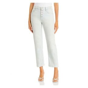 5323433 Mother Pixie Tomcat Womens High Rise Ankle Straight Leg Jeans