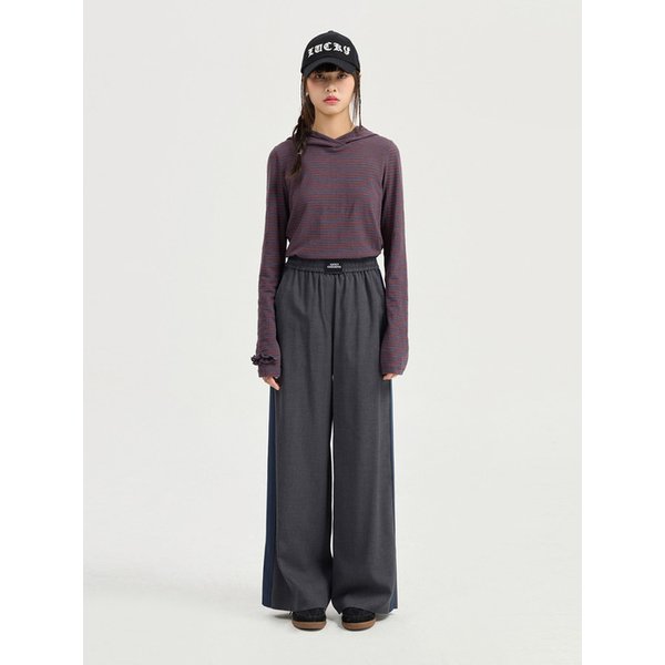 Slim-fit Hood T-shirt LFTAX25455BRX