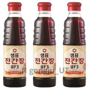 샘표 발효명가 조림 볶음 요리 금F3 진간장 500ml 3개