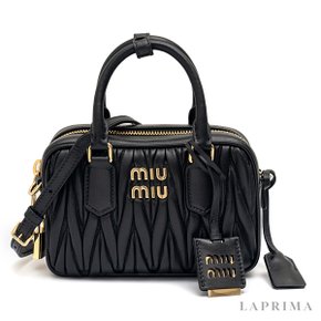 [MIUMIU] 미우미우 마테라쎄 나파 가죽 탑 핸들 백 5BB123-N88-F0002-YOO