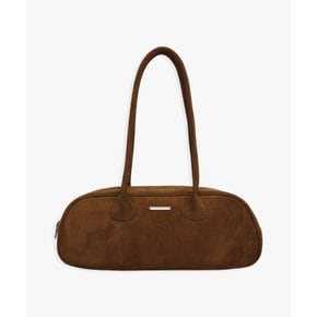 SUEDE BAGUETTE BAG_BROWN