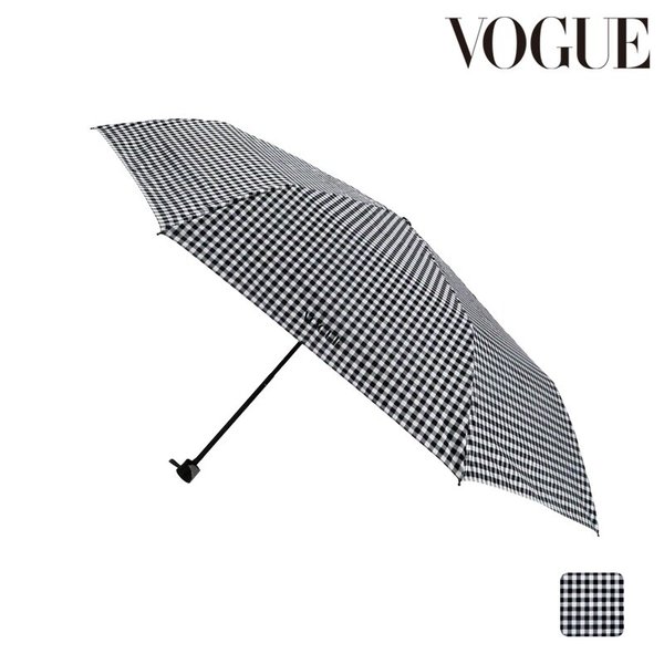 53 깅엄체크 암막코팅 3단슬림 우양산 MUVGU60014