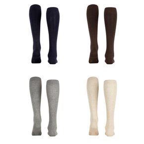 [FALKE Family Knee High Socks] 팔케 여성 니하이 삭스 면 무릎 양말 Black