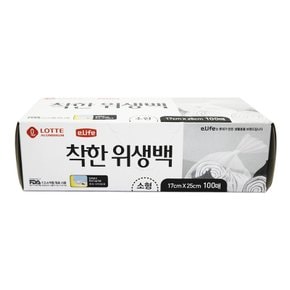 롯데 착한  위생백 소 17*25*100