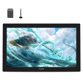 [HUION Kamvas Pro24 (4K) UHD QLED HDR PW517 8192 VESA 플래그쉽 모델] 액체 탭 액정 펜