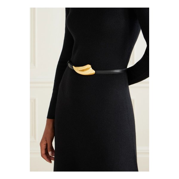 리자 텍스처 가죽 벨트 블랙 46376663162843360