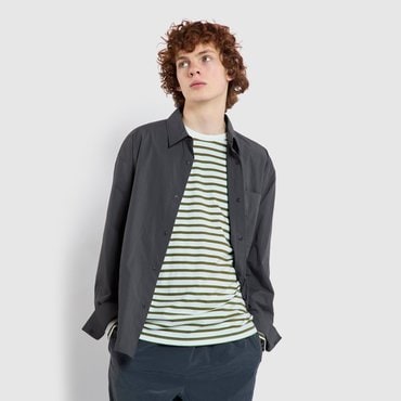 JAJU 25 S/S  남 사각사각 루즈핏 긴팔 셔츠  J115203116