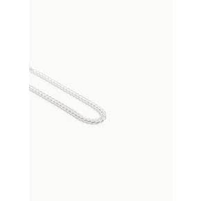 올블루스 26PF Cuban Bracelet, Polished Silver