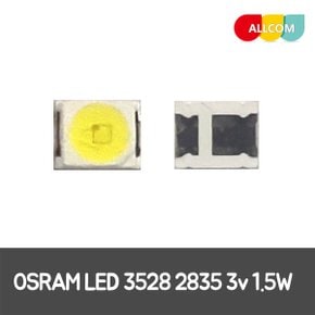 OSRAM TV수리 교체 LED 백라이트 3528 2835 3v 1.5W
