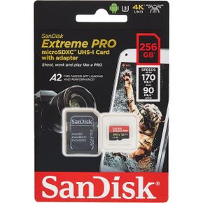 영국 샌디스크 512 SanDisk Extreme Pro 256 GB microSDXC Memory Card SD Adapter with A2 App