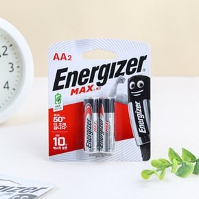 에너자이저 맥스 건전지 AA LR06 2개입