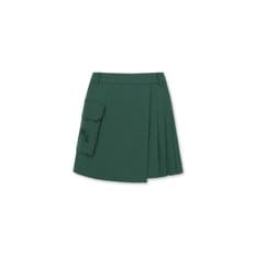 [WAAC X JONES] Womens Pleated Shorts(WWPNX24272GRD)