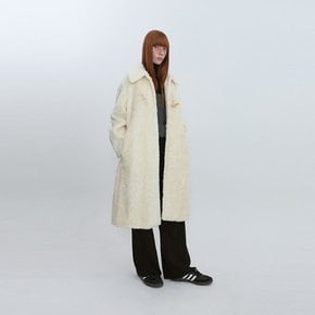 Fur Belted Coat_IVORY