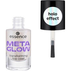 에센스 essence 네일 탑 코트 메타 글로우 8ml