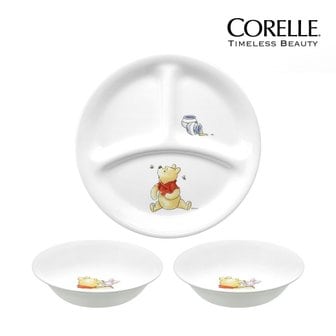  [Corelle] 코렐 곰돌이푸 어린이세트 3P