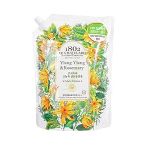 르샤트라 보타닉 캐슬 일랑일랑 로즈마리 1.5L 리필 플로랄 꽃향기 허브 에센셜 오일 고농축 정전기 방지