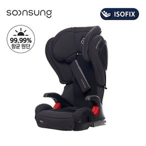 제나주니어 플러스 카시트 차콜 (ISOFIX) / 컵홀더+킥매트