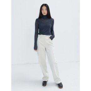 Enamel Straight Pants_Ivory