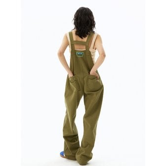 그린버터 Zipper Overall pants (Khaki)