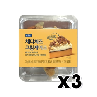  매일 체다치즈 크림케이크 베이커리간식 200g x 3개